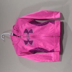 3T under armour hooded zip up sweatshirt